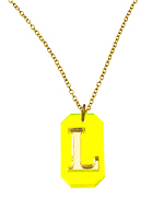 Sandy Hyun Yellow Personalized Necklace