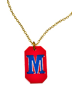 Sandy Hyun Red Personalized Necklace