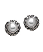 Sara Blaine South Seas Mother of Pearl Stud Earrings