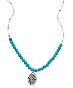Satya Jewelry Great Expectations Turquoise Beaded Necklace
