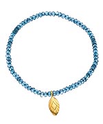 Satya Jewelry London Blue Quartz Luster Bracelet