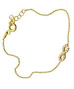 Seraphina Cubic Zirconia Infinity Bracelet