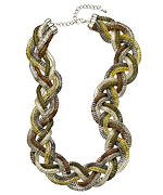 Seraphina Multi Color Braided Necklace