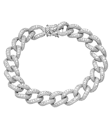 Seraphina Pave CZ Link Bracelet