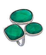 Seraphina Green Onyx Multi Shape Ring