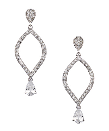 Seraphina Open CZ Marquis Drop Earrings