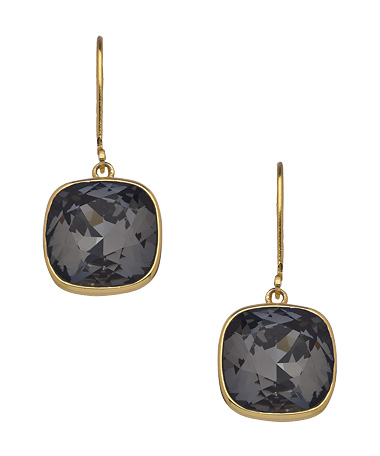 Seraphina Black Crystal Drop Earrings