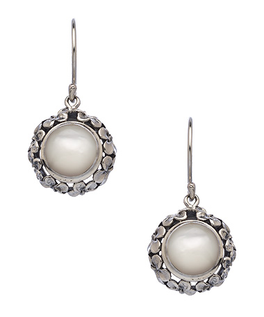 Seraphina Pearl Bali Drop Earrings