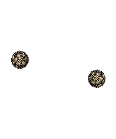 Sethi Couture Brown Diamond 18k Stud Earrings