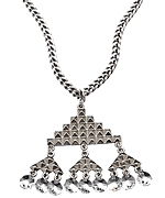 Shameless Jewelry Triangle Plate Cascades Necklace