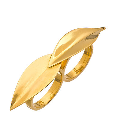 Shameless Jewelry Gold Leaves Ring