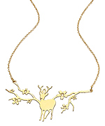Shlomit Ofir Short Gold Miyajima Necklace