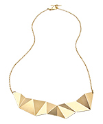 Shlomit Ofir Small Gold Origami Necklace