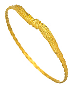 Sophia & Chloe Gold Friendship Bangle