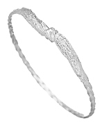 Sophia & Chloe Silver Friendship Bangle