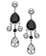 Trifles by Stefanie Somers Jet Cara Earrings