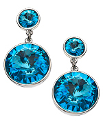 Trifles by Stefanie Somers Aqua Billie Earrings