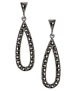 Tang and Song Teardrop Cut-out Drop Earrings