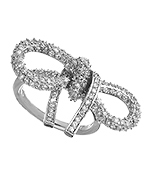 Tang & Song CZ Ribbon Ring