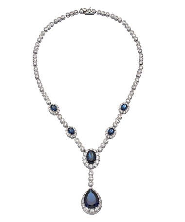 Tang & Song Sapphire CZ Necklace