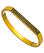 Tiffany Chou Swarovski Jet Bangle