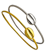 Tiffany Chou Cowrie Bangle