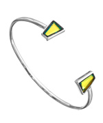 Tiffany Chou Silver 'In The Rough' Crystal Bracelet