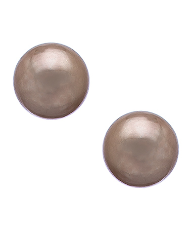 Gold Pearl Stud Earrings