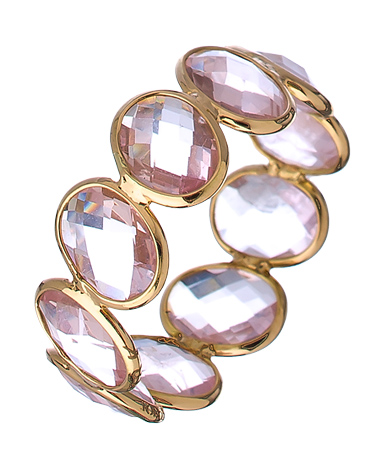 Tresor Gold and Rose Quartz Mosaico Ring