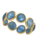 Tresor Aquamarine Round Mosaico Ring