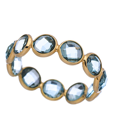 Tresor Sky Blue Topaz Mosaico Ring