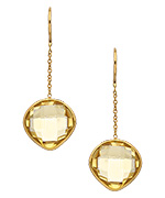 Tresor Citrine Fin Dangle Earrings