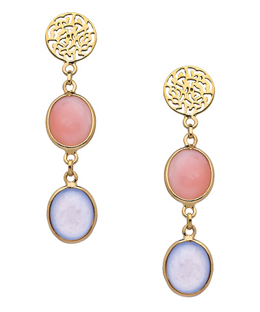 Tresor Prenite Rose Quartz Earrings