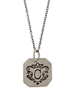 Urban Sweetpea Octagon Crest Pendant Necklace