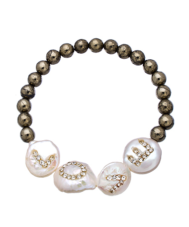 Very Me Pearl 'Love' Bracelet