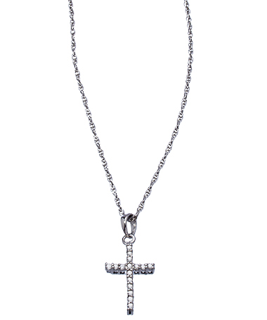 Viducci Diamond Cross Necklace