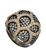 Vivian Jacob Pave CZ Overlay Ring
