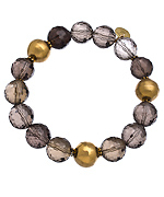 Wendy Mink Smoky Quartz Bead Bracelet