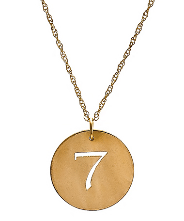 West Avenue Jewelry Lucky Number Necklace