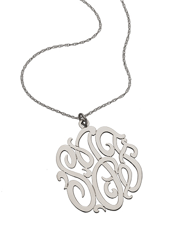 West Avenue Jewelry Monogram Pendant