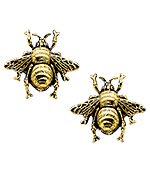 Yochi Gold Fly Earrings