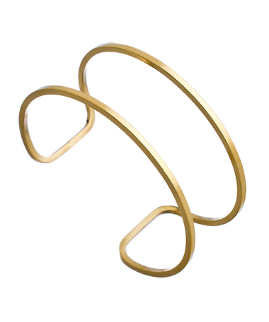 Yochi Gold Delicate Cuff Bracelet