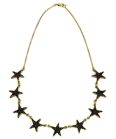 Yochi Onyx Star Necklace