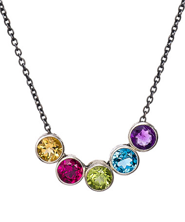 Zina Kao Exclusives Multi-birthstone Necklace