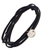 Zina Kao Exclusives Black Suede Wrap