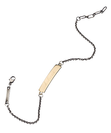 Zoe Chicco Gold ID Bracelet