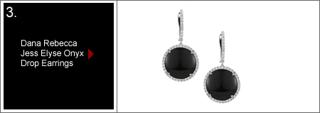 Dana Rebecca Black Onyx Earrings