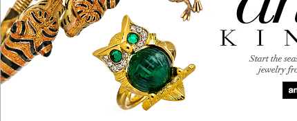 Animal Inspired Jewelry, Kenneth Jay Lane