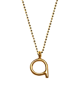 Ariel Gordon A Initial Pendant Necklace