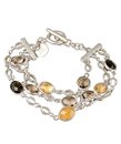 Andara Smoky Quartz and Citrine Bracelet